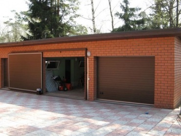 Металлические ворота для гаража раздвижные