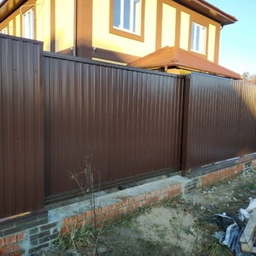 Ворота DoorHan откатные с автоматикой 2500x1700